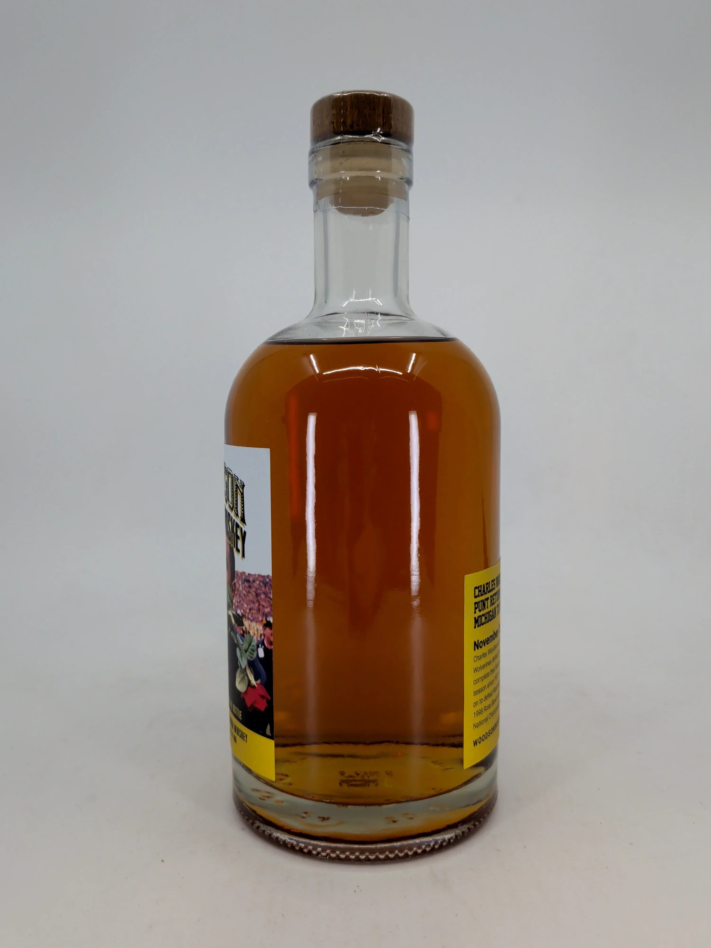 Woodson Whiskey University of Michigan Charles Woodson "Rose In Mouth" Limited Edition Commemorative 3 year 750ml