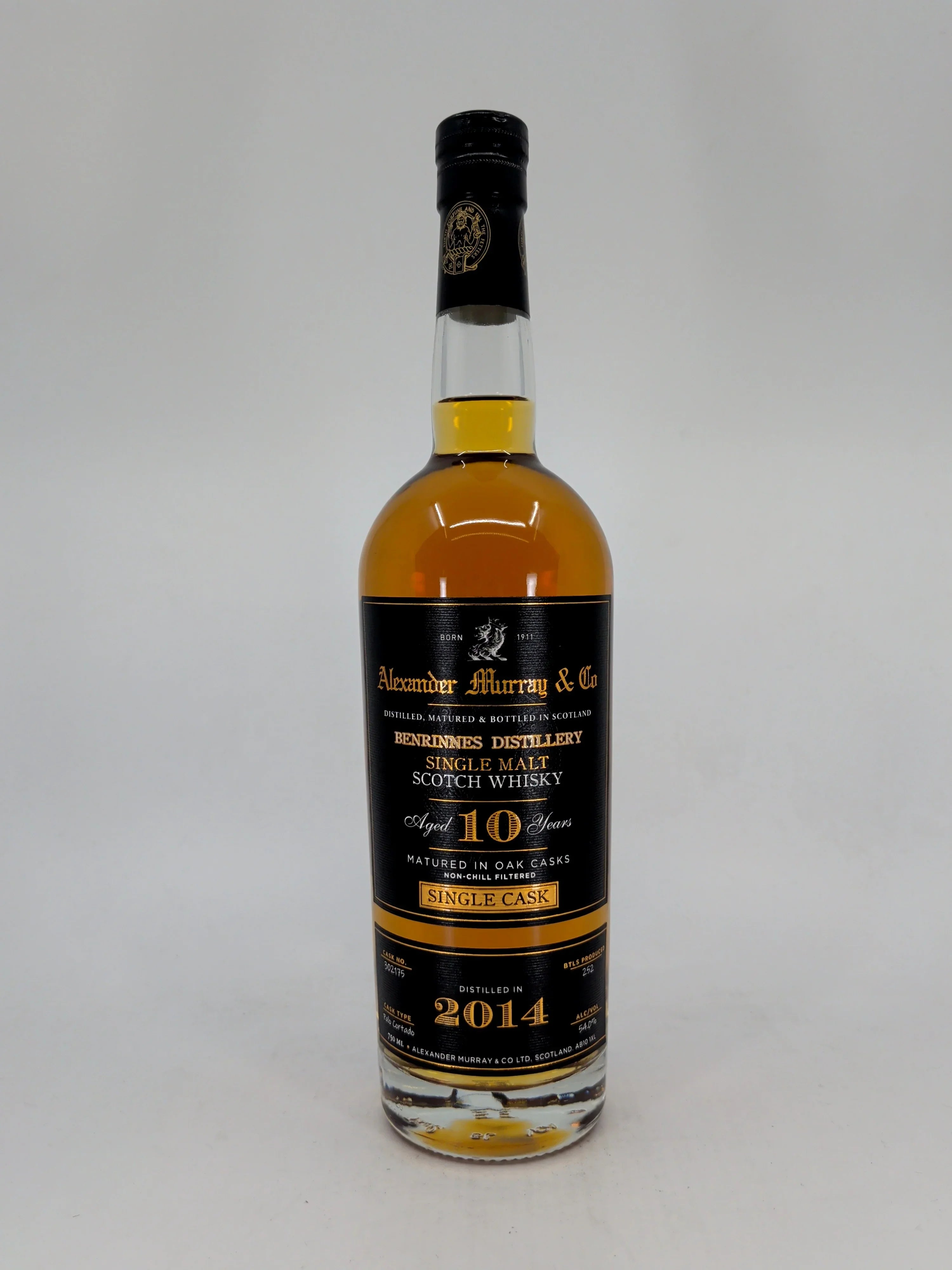 Alexander Murray & Co Benrinnes Single Cask 2014 10 year 750 ml