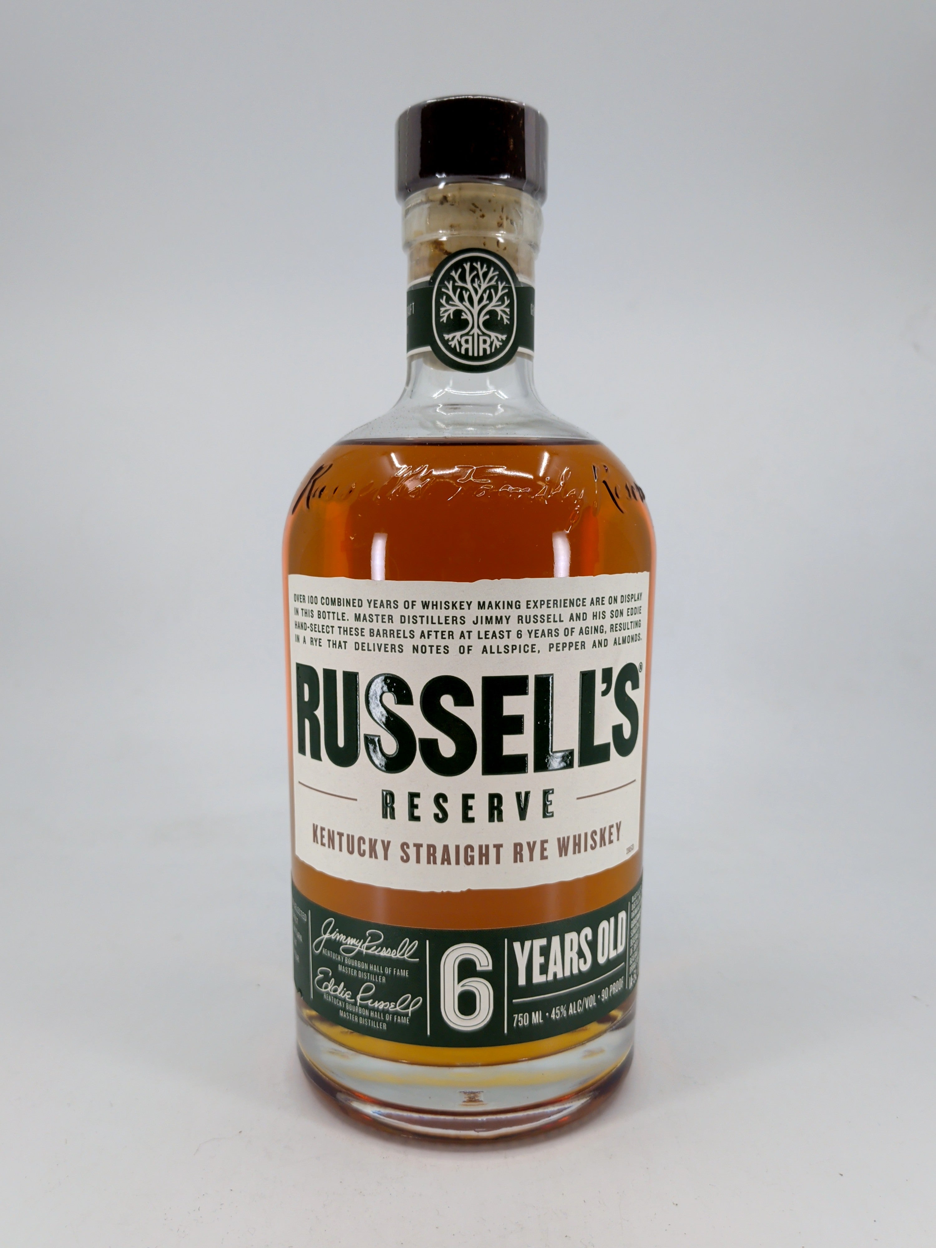 Russell's Reserve Rye 6 Year Old 750 ml