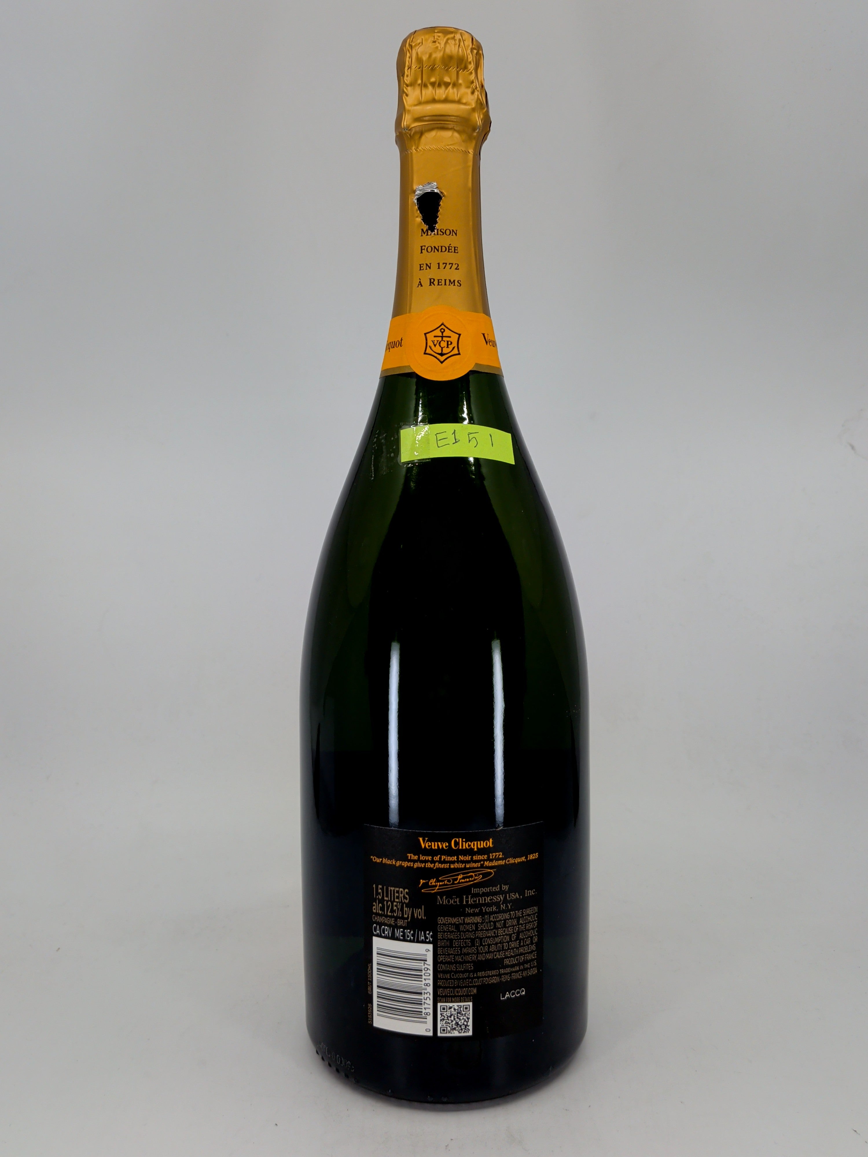 Veuve Clicquot Brut Yellow Label Champagne 1.5L