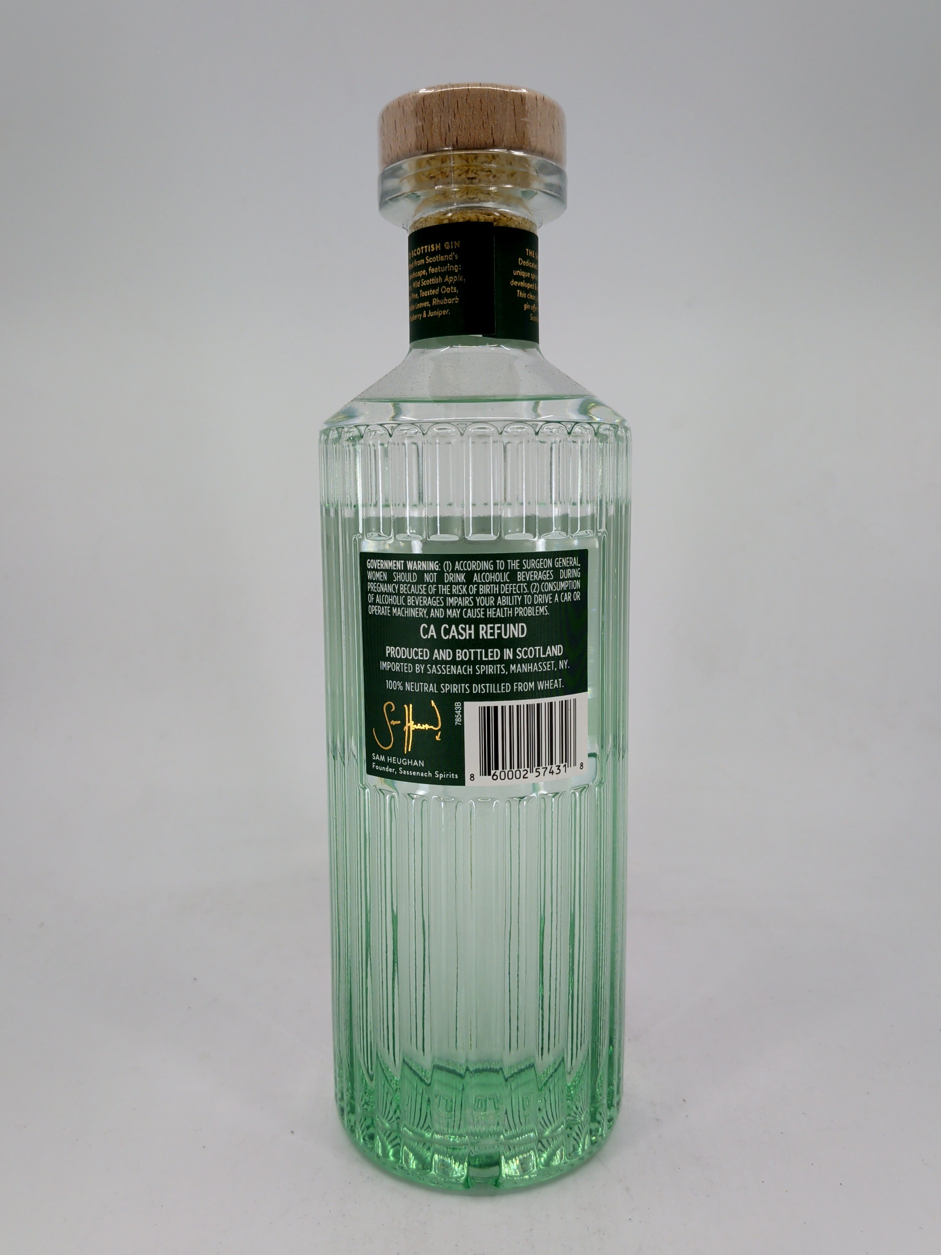 Sassenach Wild Scottish Gin 750ml