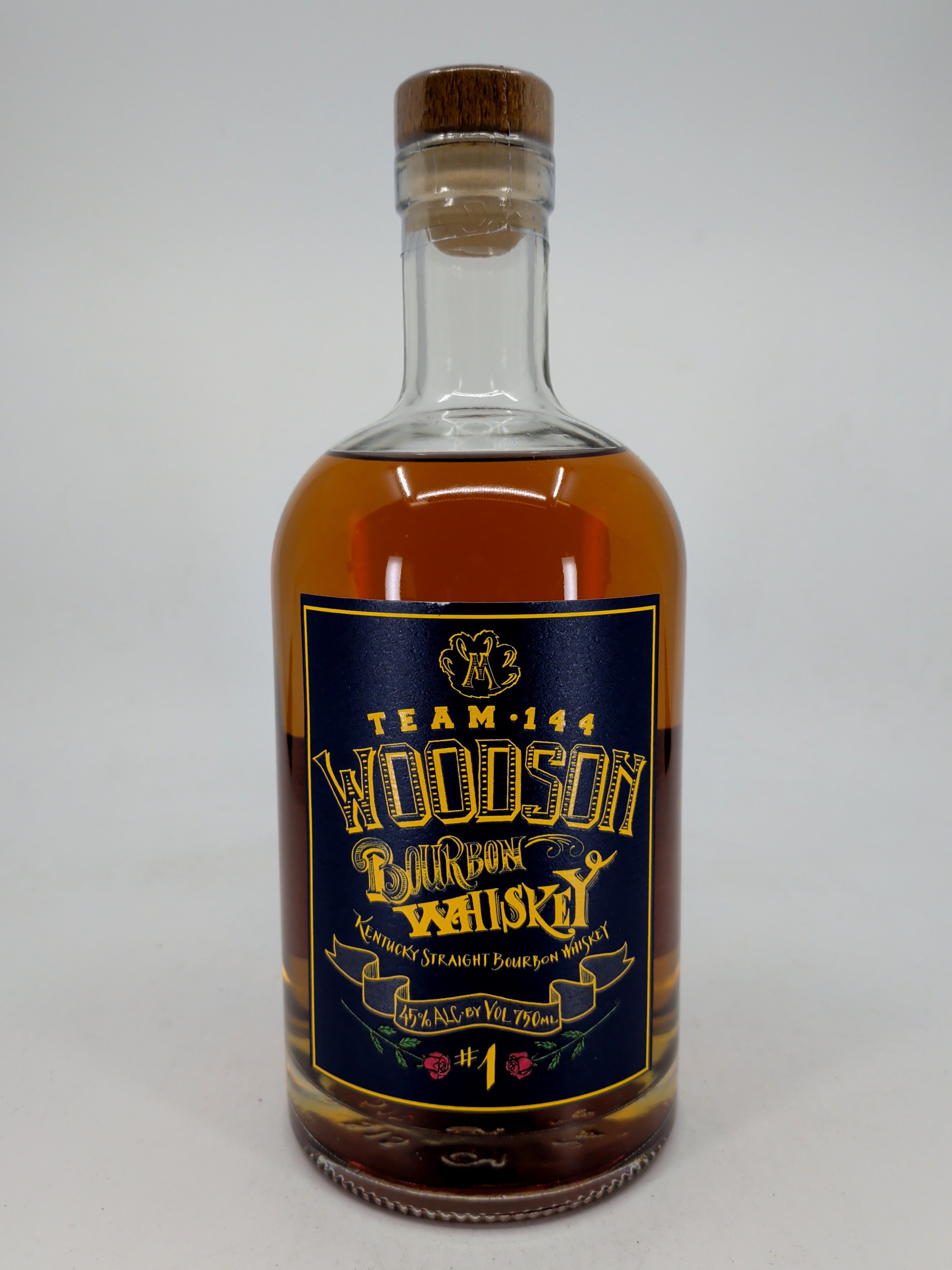 Woodson Whiskey Team 144 Michigan Commemorative Bottle 750ml