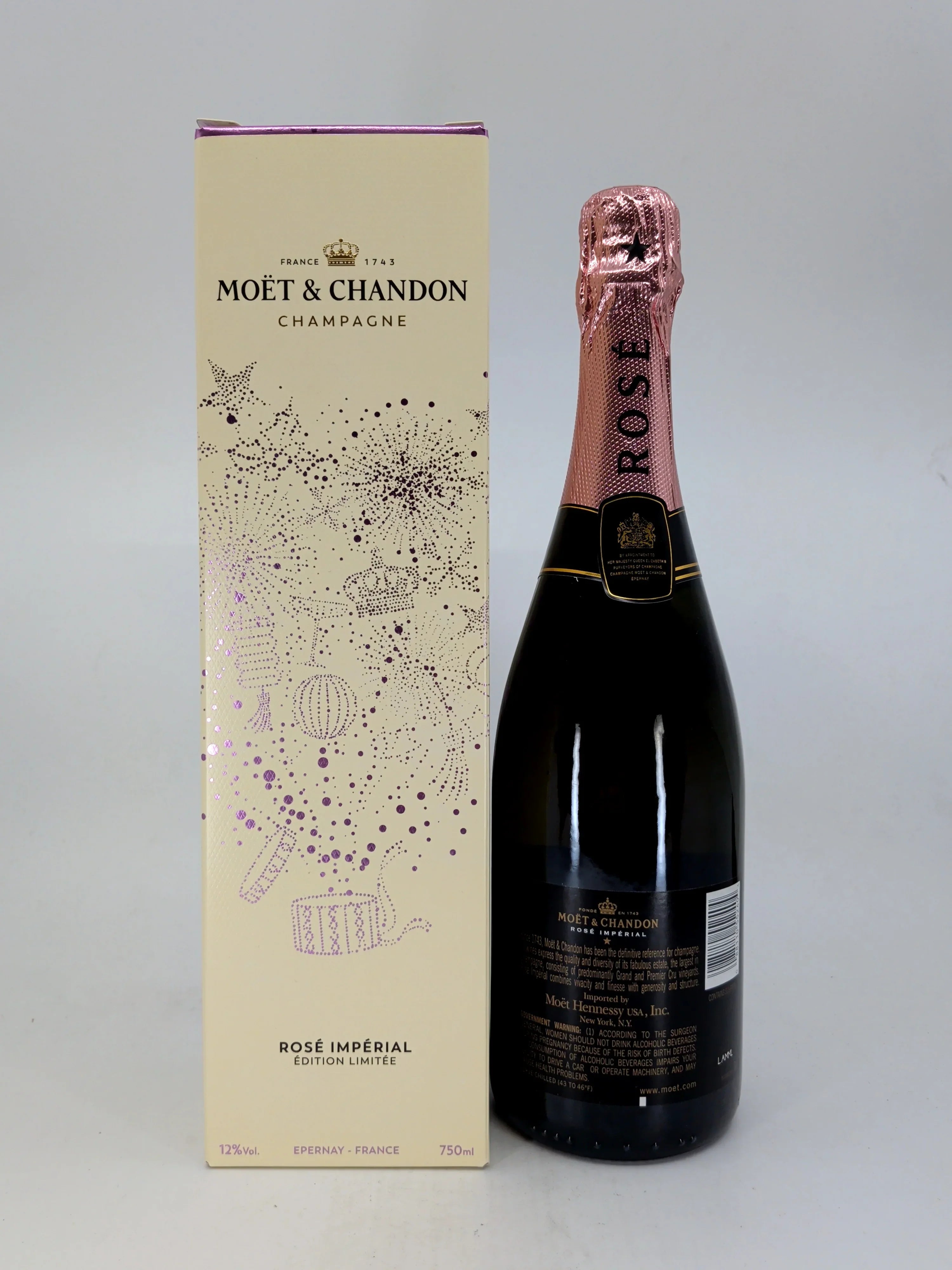 Moet & Chandon Rose Imperial Rose Limited Edition New Year 2024 750 ml