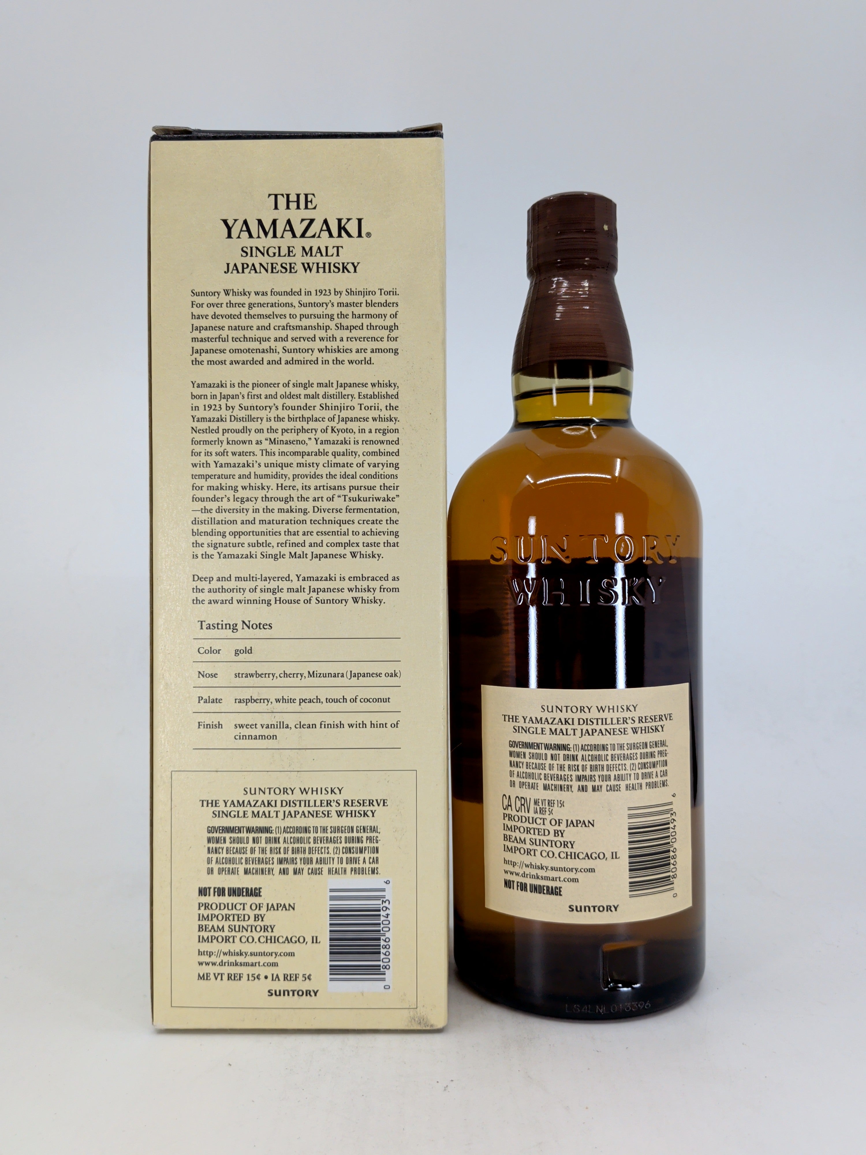 The Yamazaki Single Malt Japanese Whiskey Distiller's Reserve 750ml