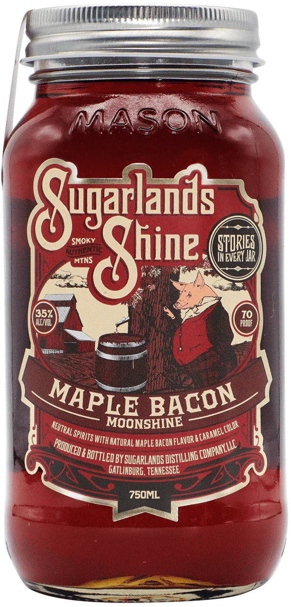 Sugarlands Shine Maple Bacon Moonshine 750 ml - Captain Caskwell