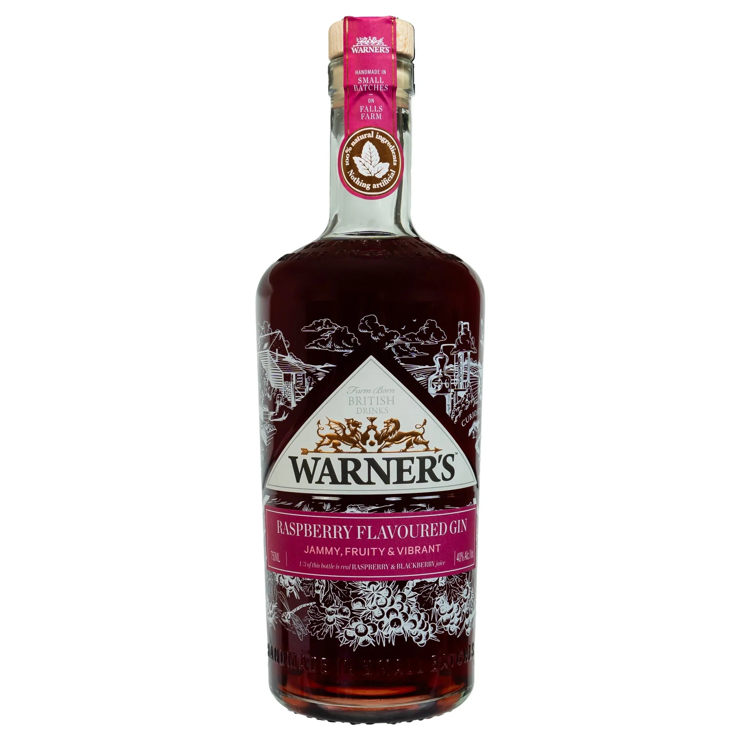 Warners Raspberry 750 ml - Captain Caskwell