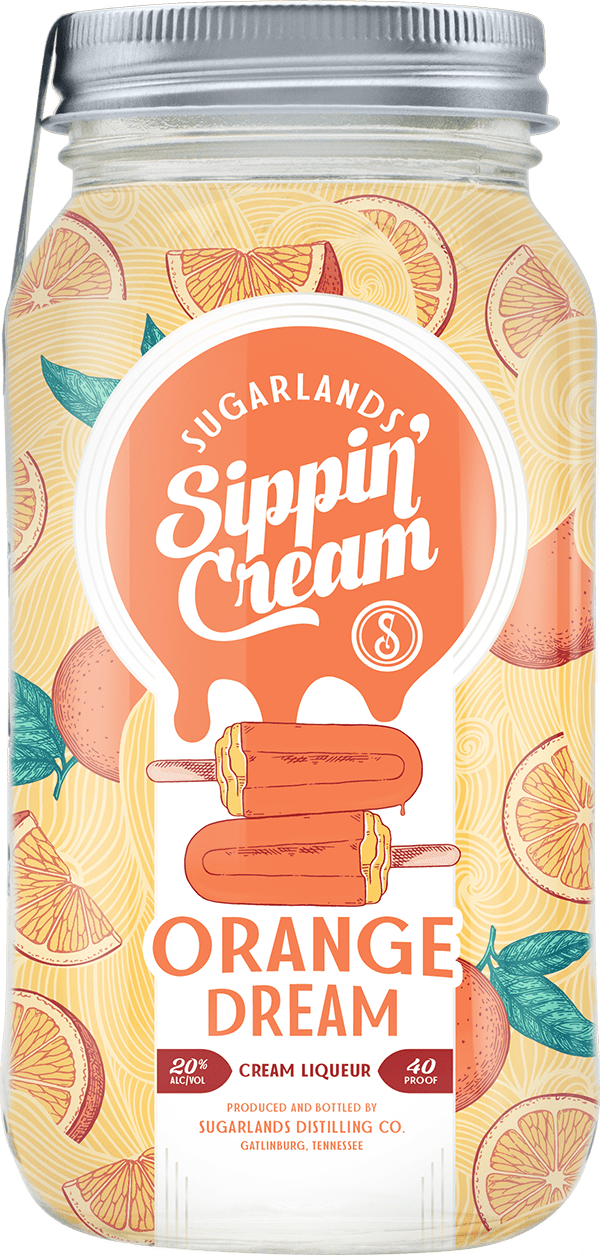 Sugarlands Shine Electric Orange cream 750 ml - Captain Caskwell