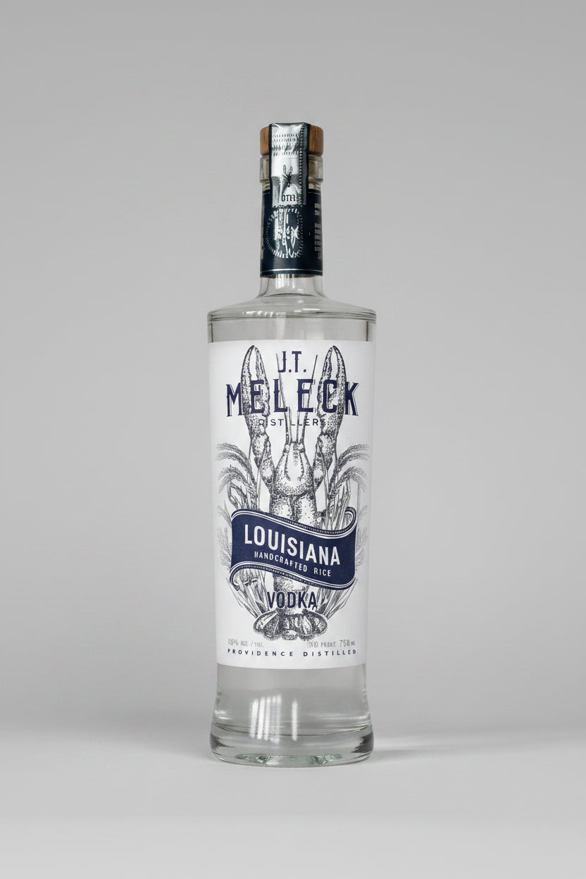 J.T. MELECK Louisiana handcrafted rice Vodka 750ml