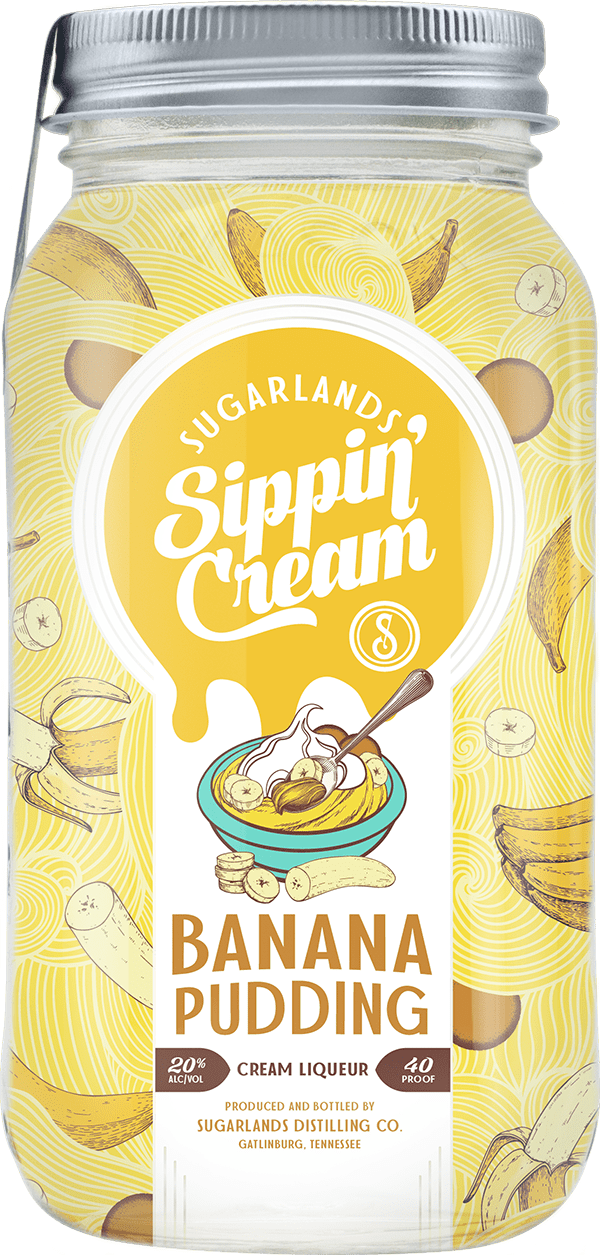 Sugarlands Banana Pudding Appalachian Sippin' Cream 750ml - Captain Caskwell