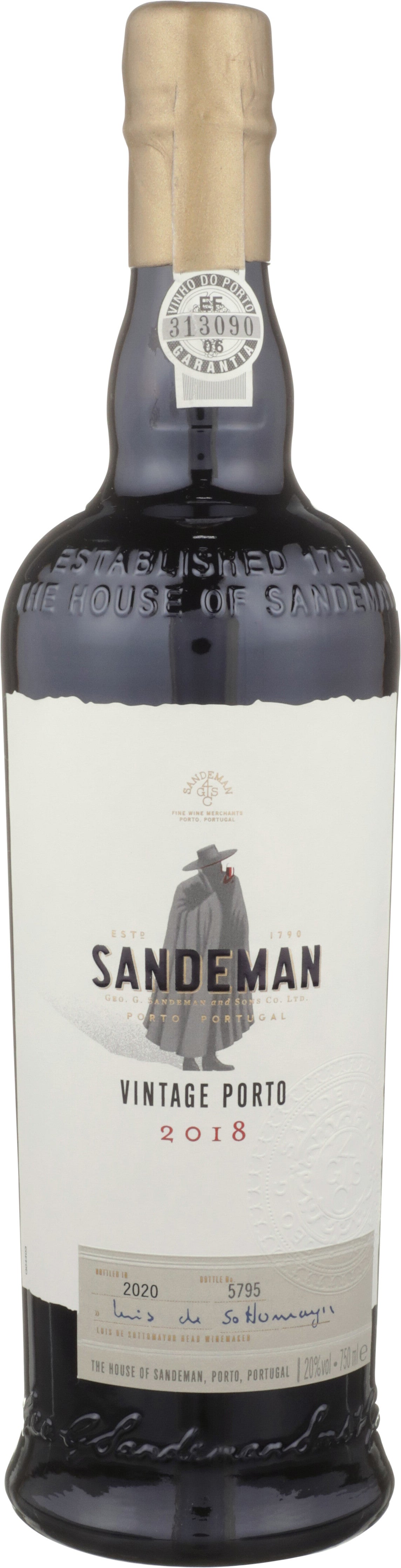 Sandeman Sandeman Vintage Porto 2018 750 ml - Captain Caskwell