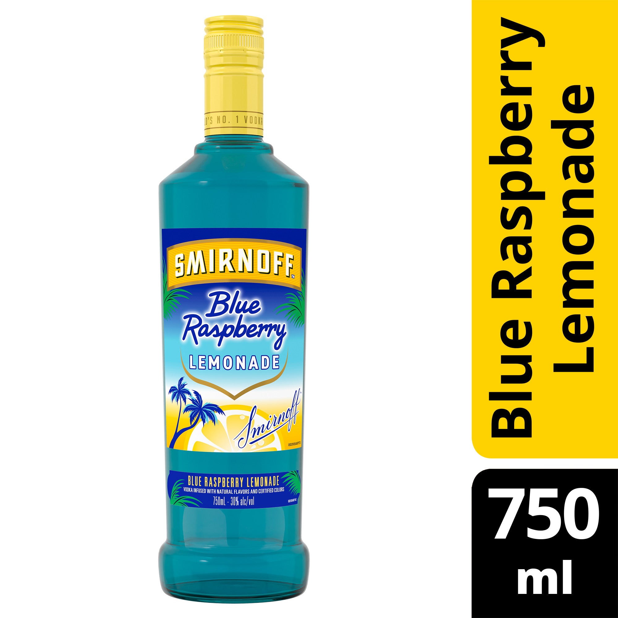 Smirnoff Blue Raspberry Lemonade 750ml - Captain Caskwell