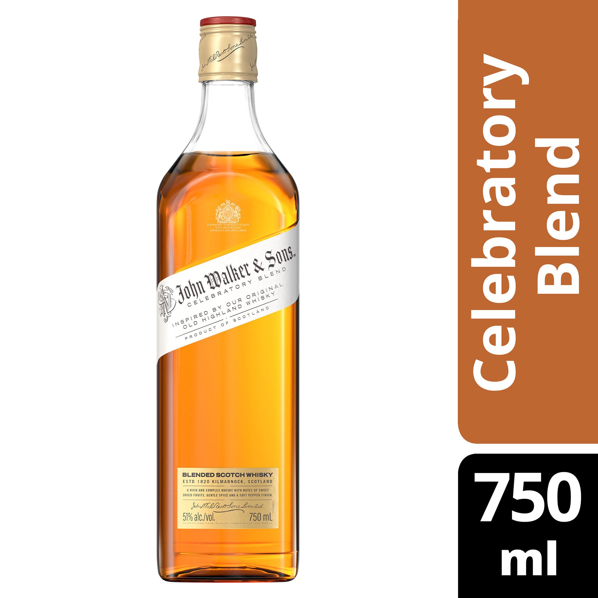 John Walker & Sons Celebratory Blend 200 Anniversary 750 ml - Captain Caskwell