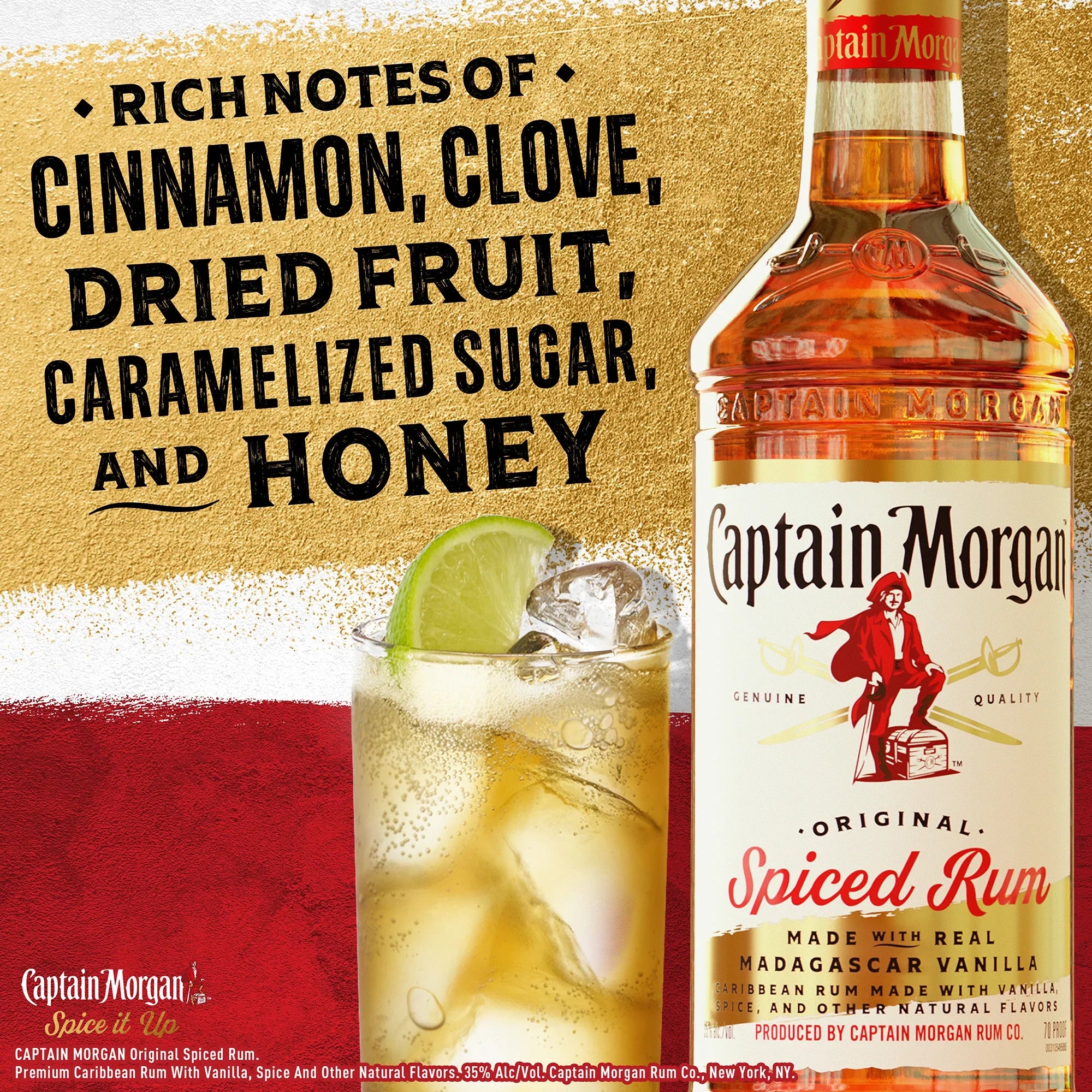 Captain Morgan Spiced Rum (10 pack) 50ml - Captain Caskwell